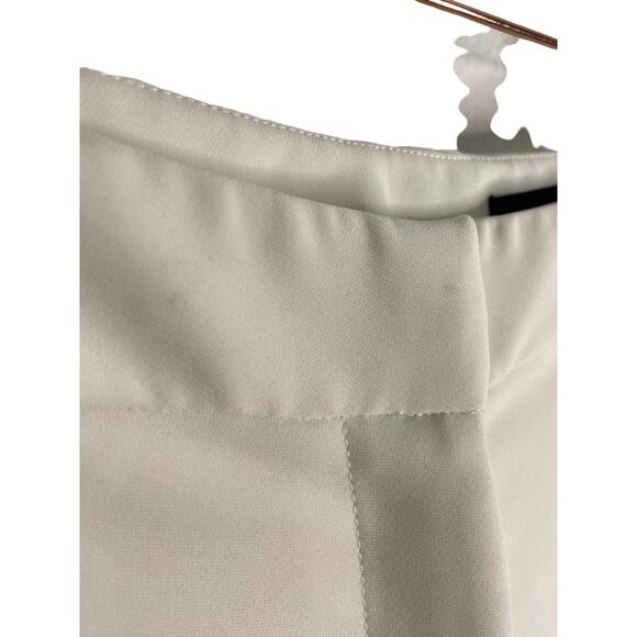 Rag & Bone Dress Pants Cropped Wide Leg High Rise Patch Pockets White Size 8 - Picture 9 of 10